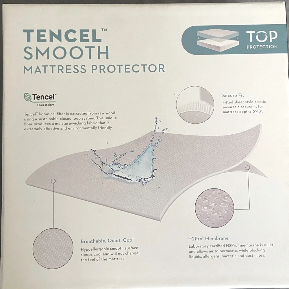 Malouf Split King Mattress Protector